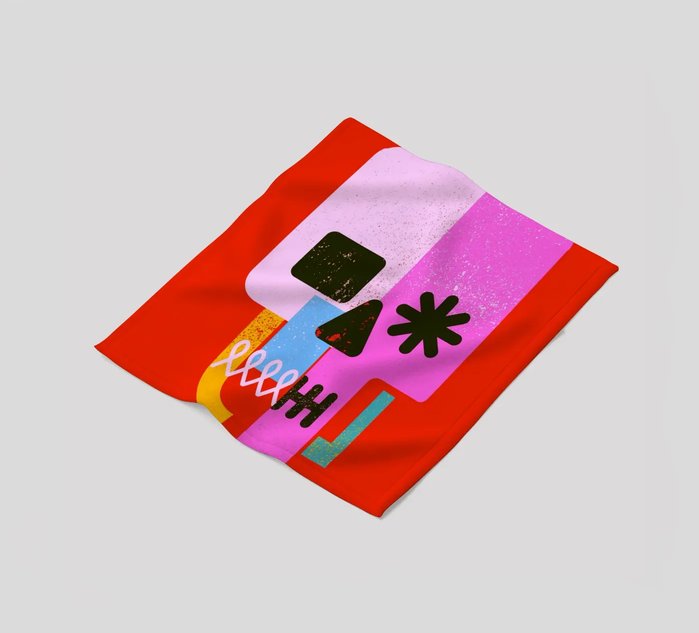 Encrypted Skull fleece blanket by Ali Gulec