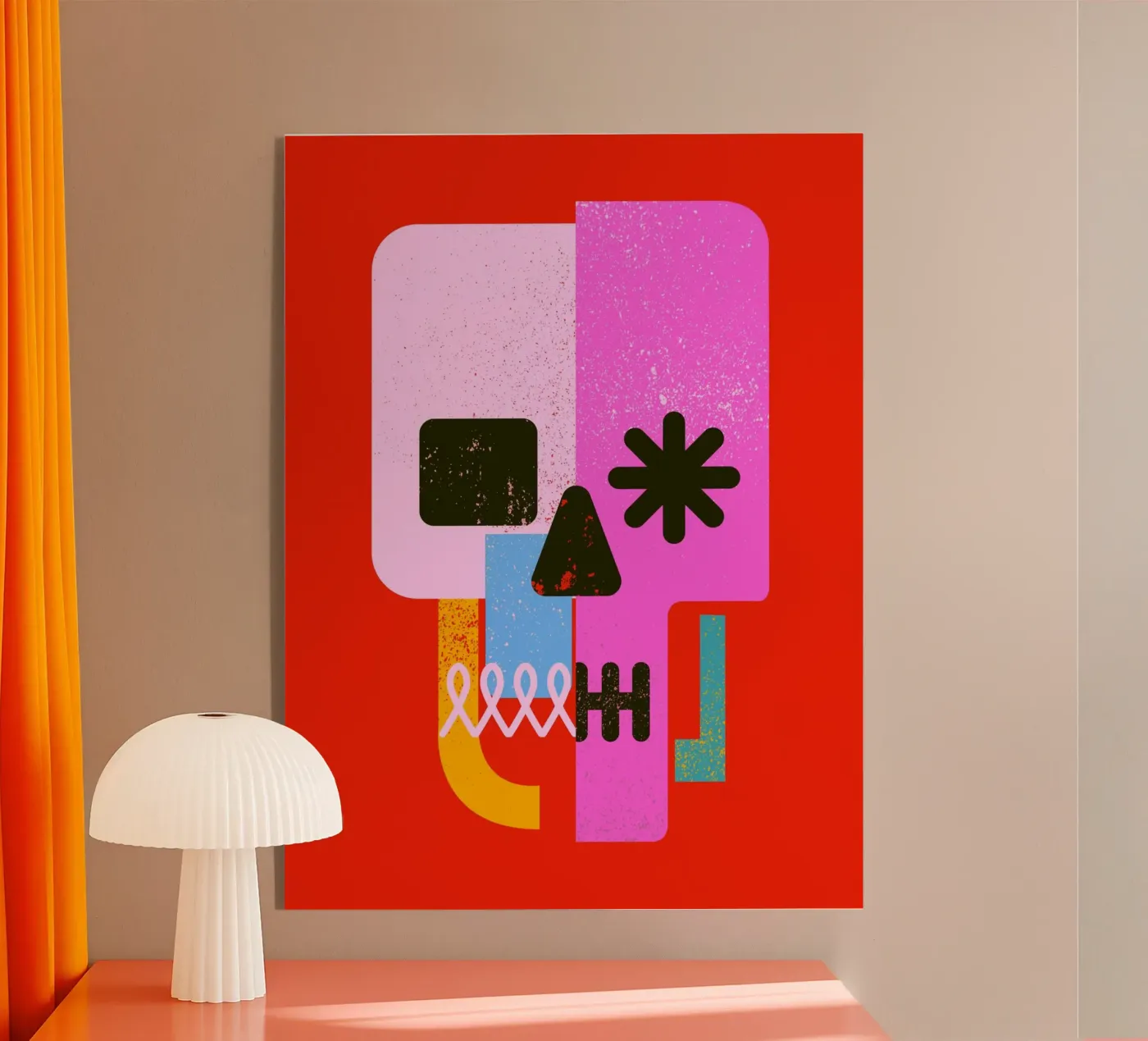 Encrypted Skull plexiglass da Ali Gulec