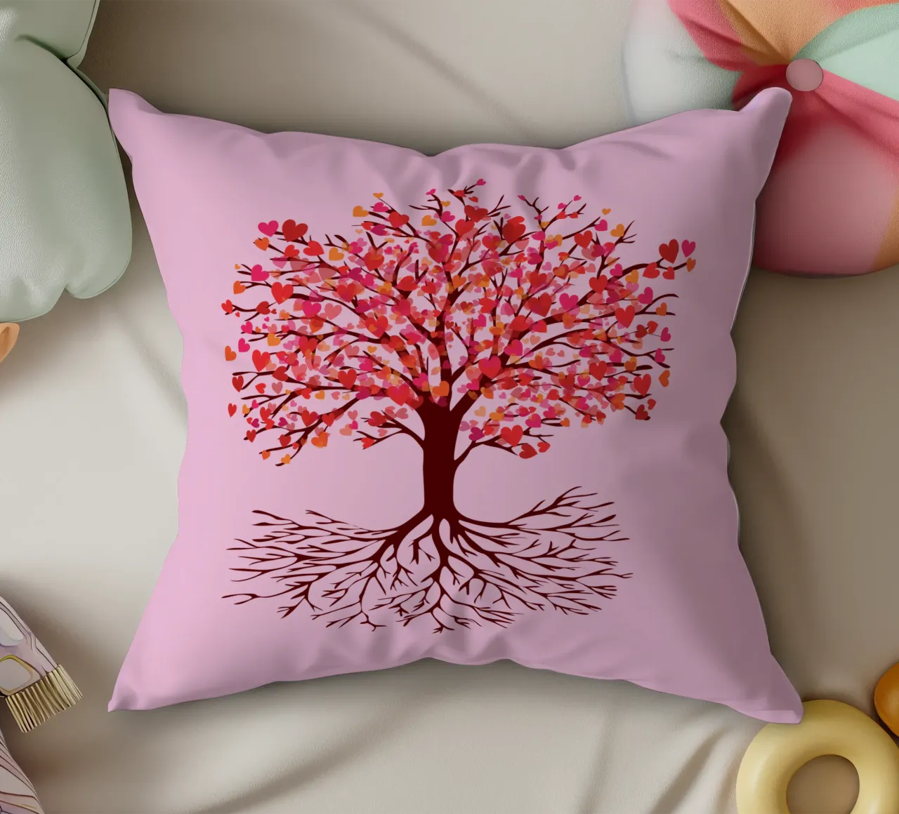 Albero dell'amore cuscino da BwiseLizzy