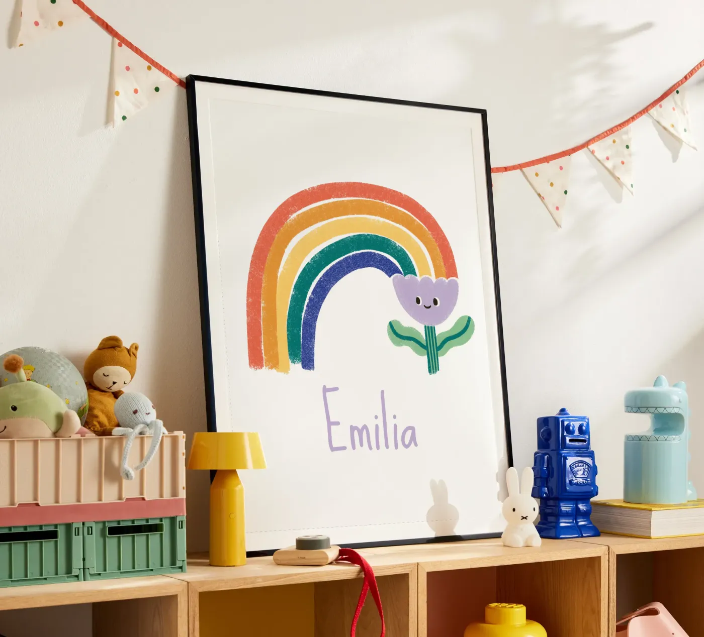 Fiore arcobaleno poster da VIERUNDFÜNFZIG