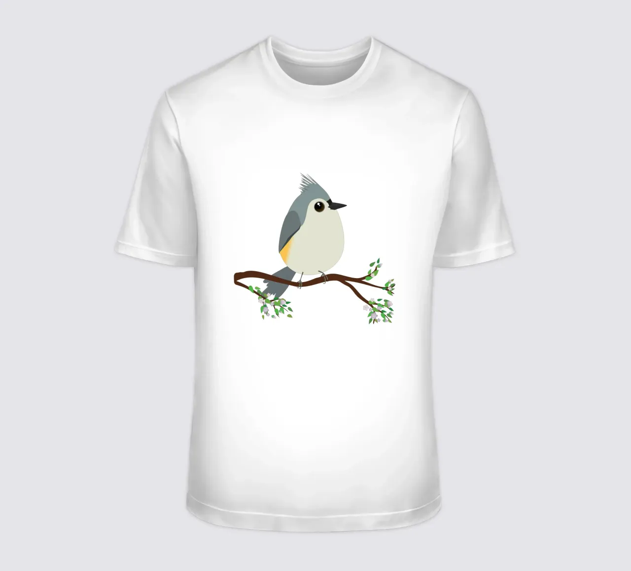Simpatica cincia dal ciuffo a forma di uovo t-shirt da BwiseLizzy