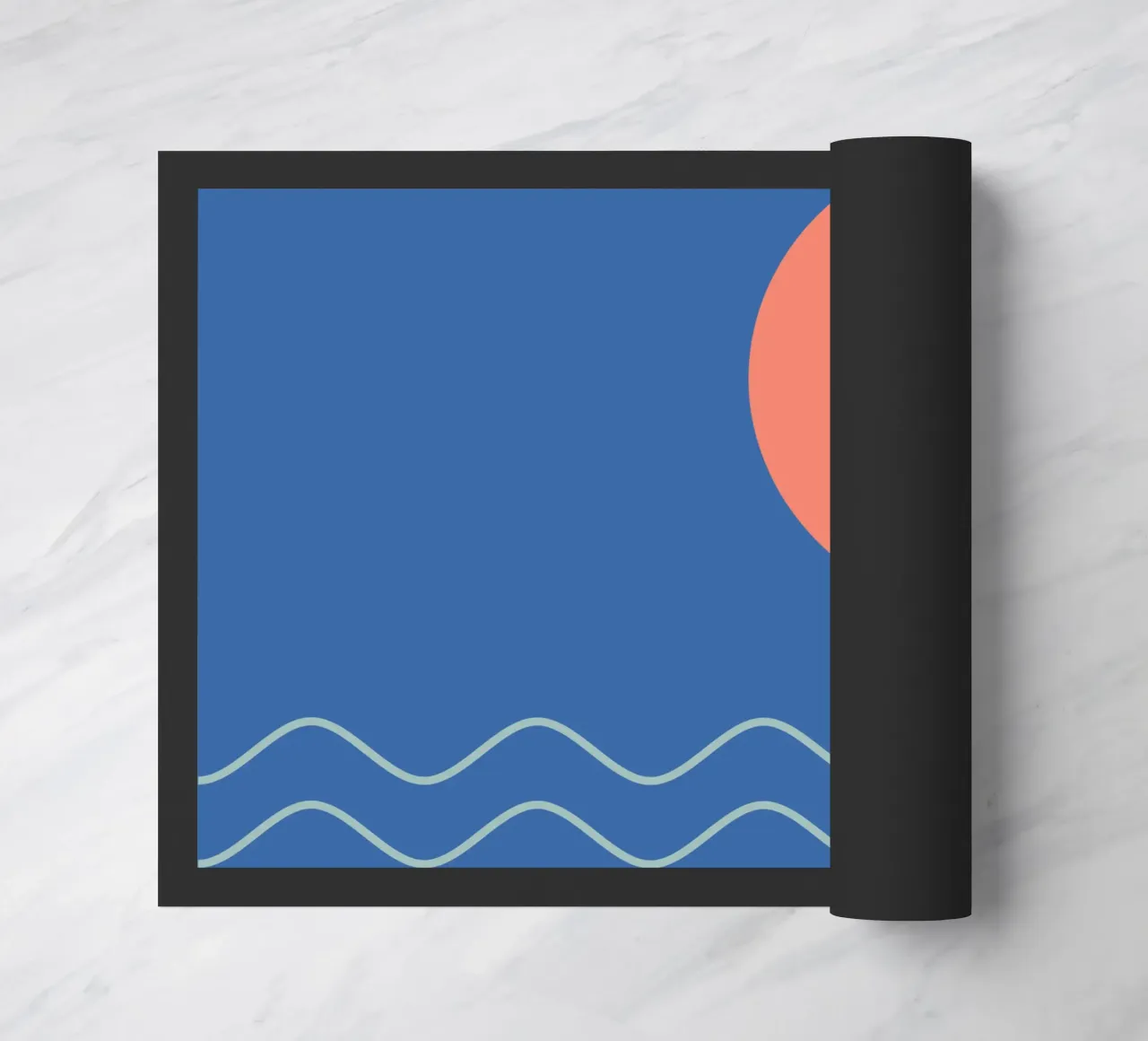 Sunrise doormat by Sabrina Ziegenhorn