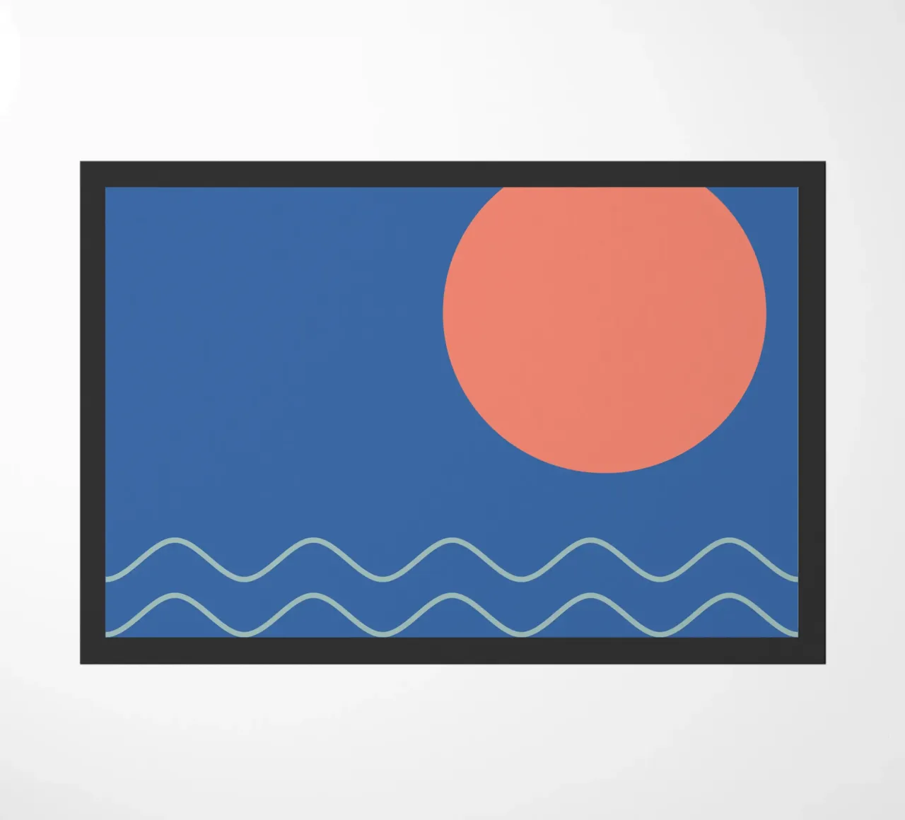 Sunrise doormat by Sabrina Ziegenhorn