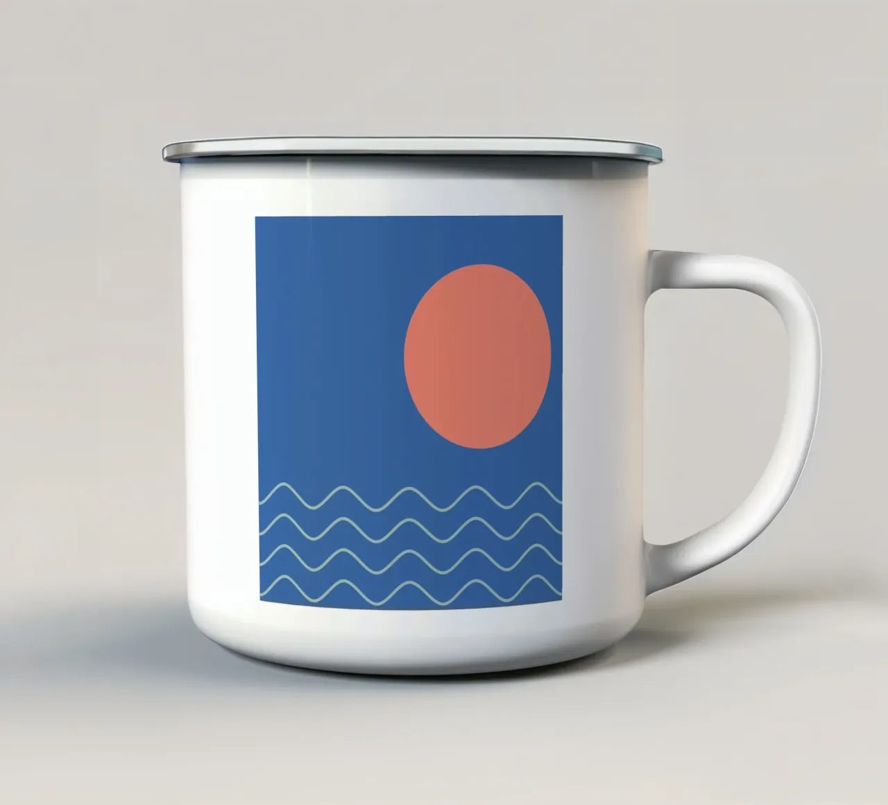 Alba tazza in smalto da Sabrina Ziegenhorn