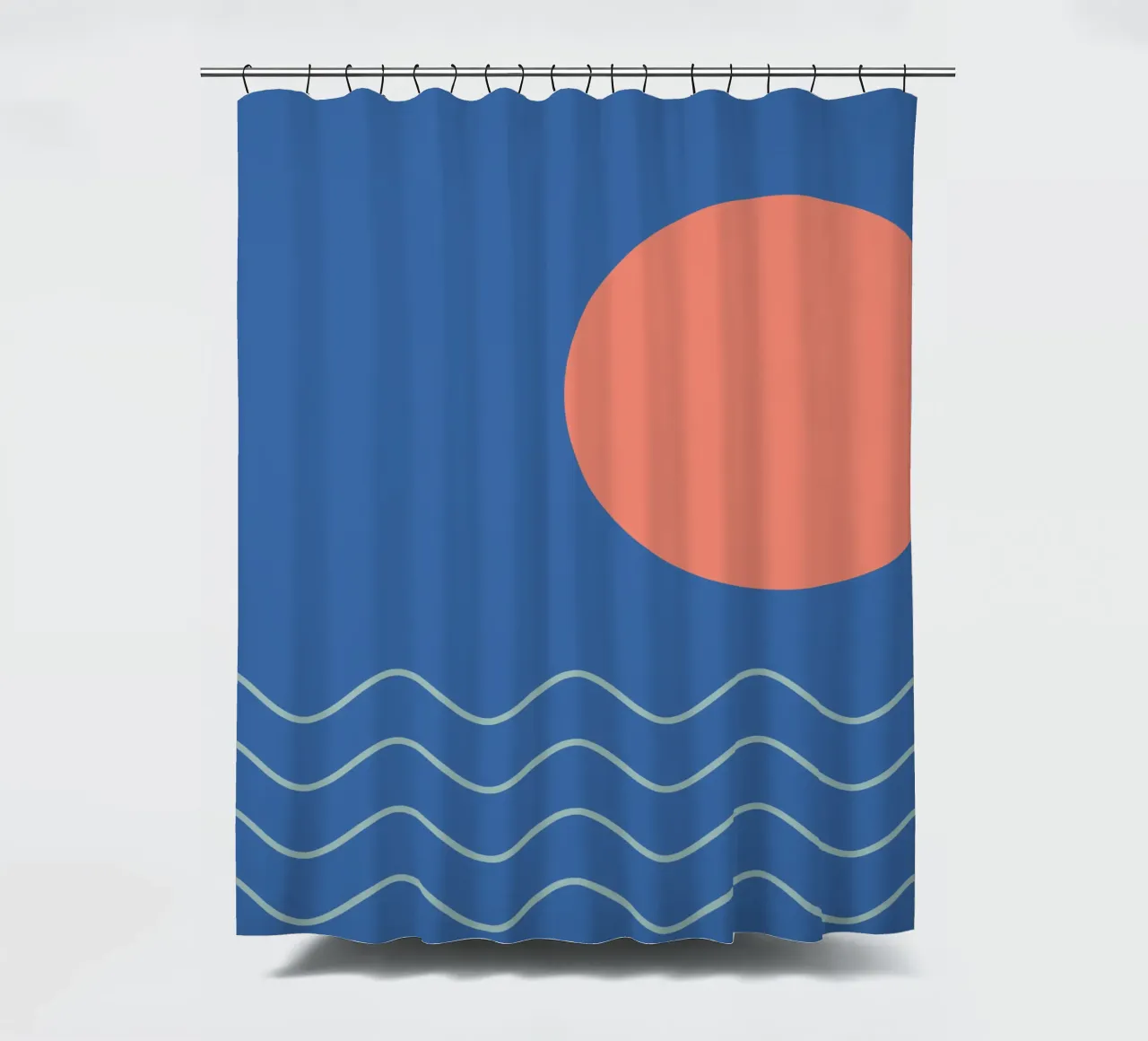 Sunrise shower curtain by Sabrina Ziegenhorn