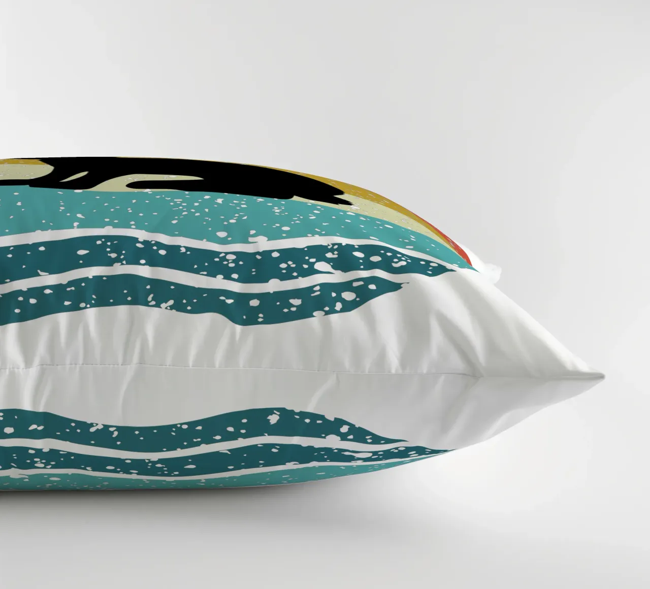 Coniglio Shilouette design retrò cuscino da rivariahill