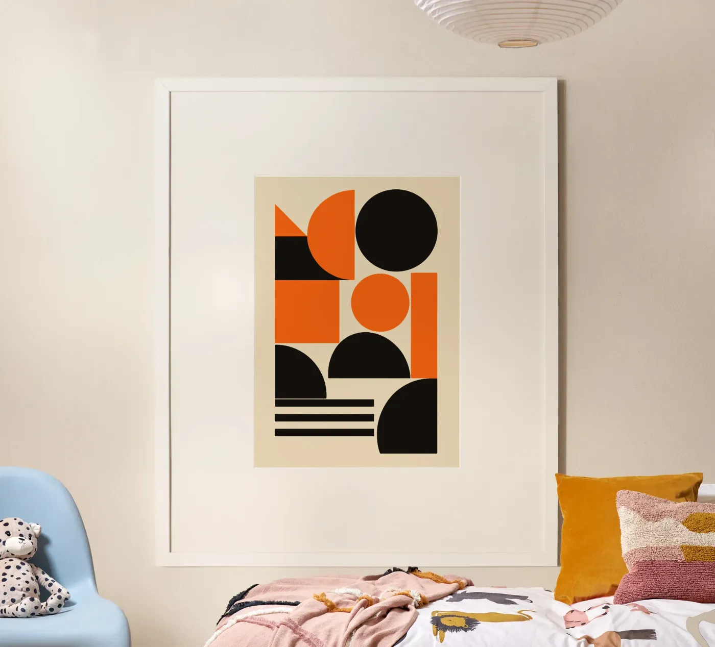 Geometric Rhythm Composition poster by Janet