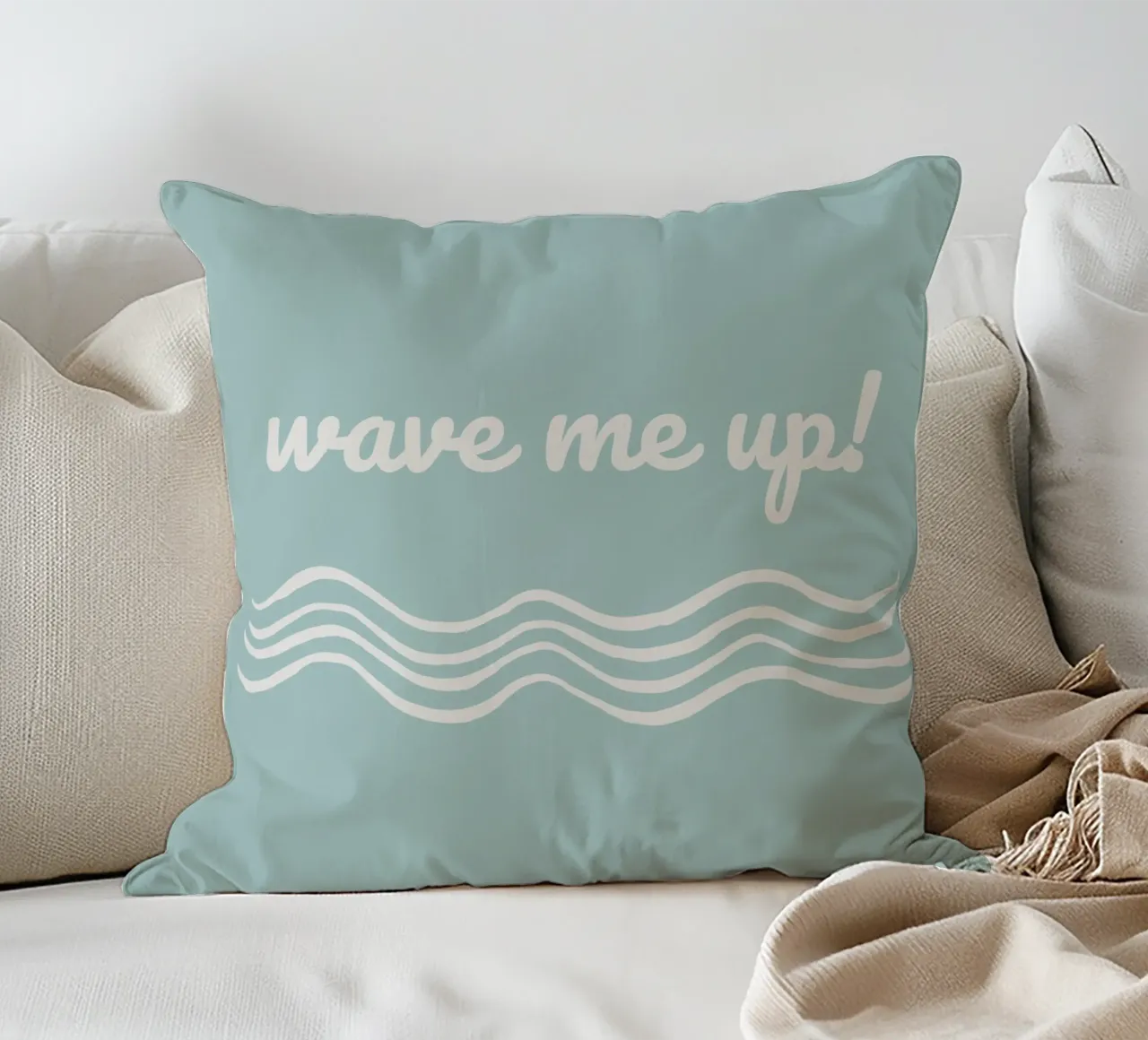 Waves cuscino da Sabrina Ziegenhorn