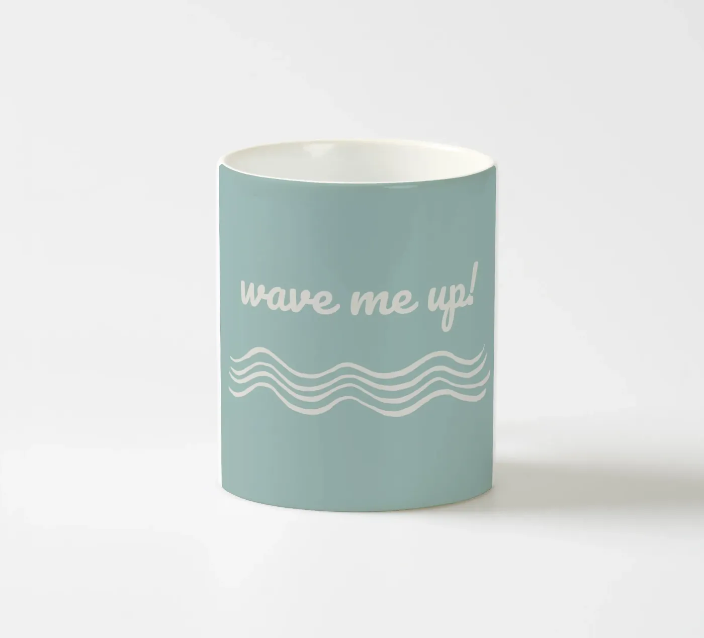 Waves ceramic mug by Sabrina Ziegenhorn
