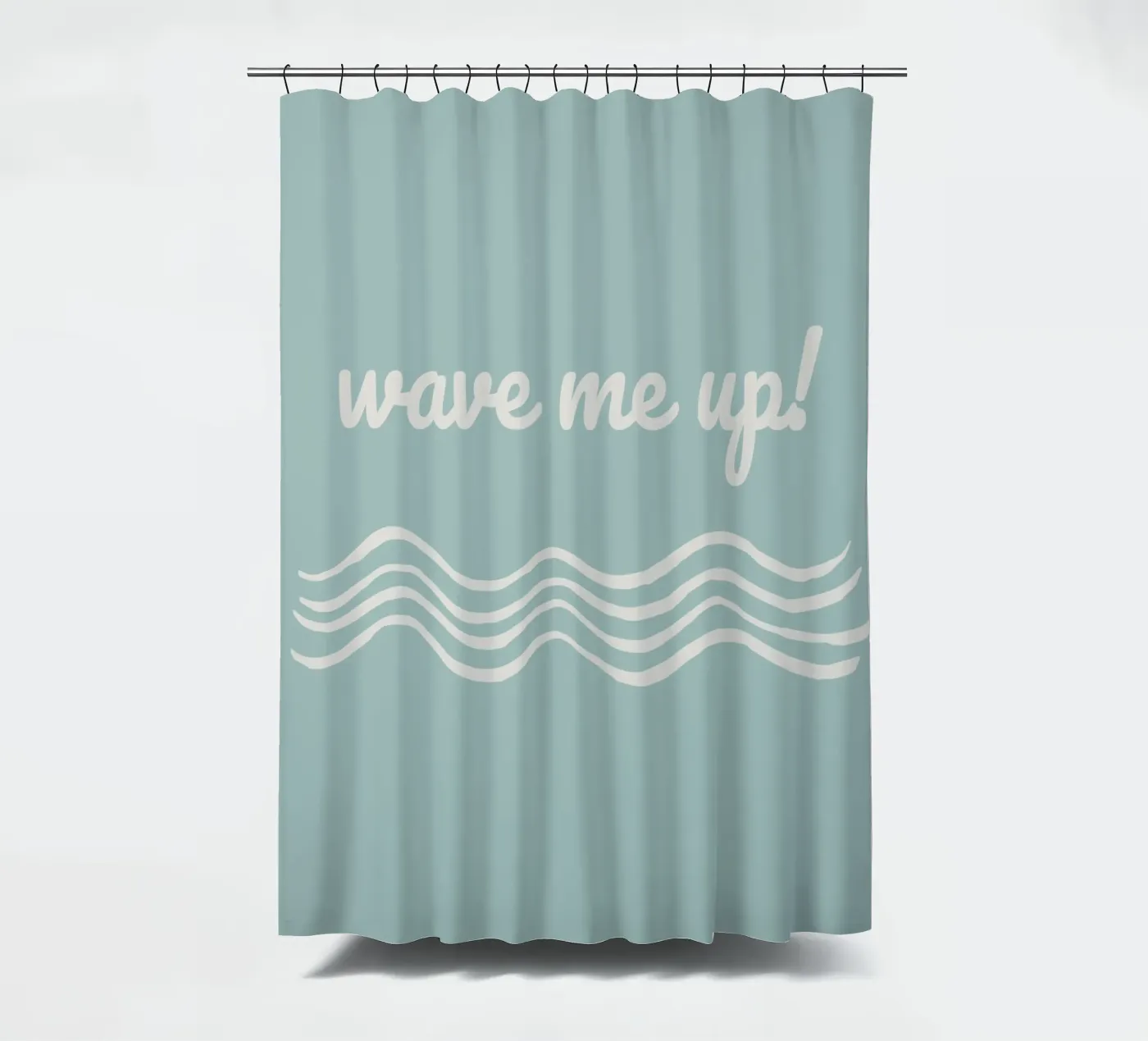 Waves Duschvorhang von Sabrina Ziegenhorn