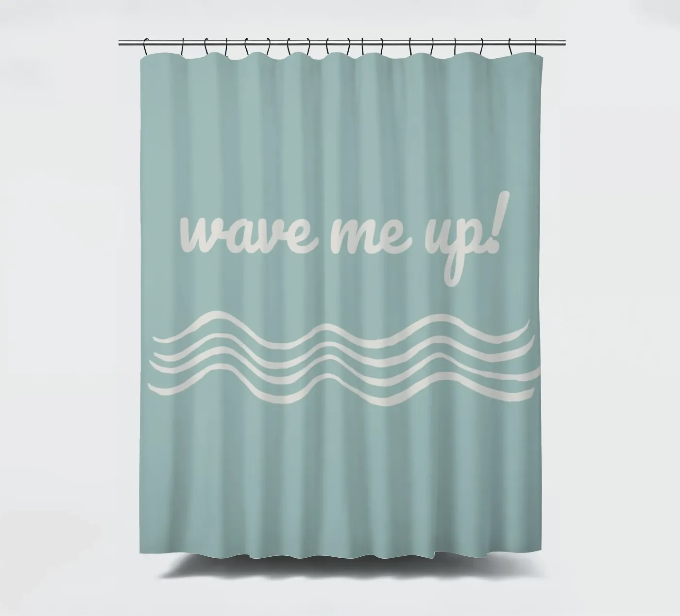 Waves Duschvorhang von Sabrina Ziegenhorn