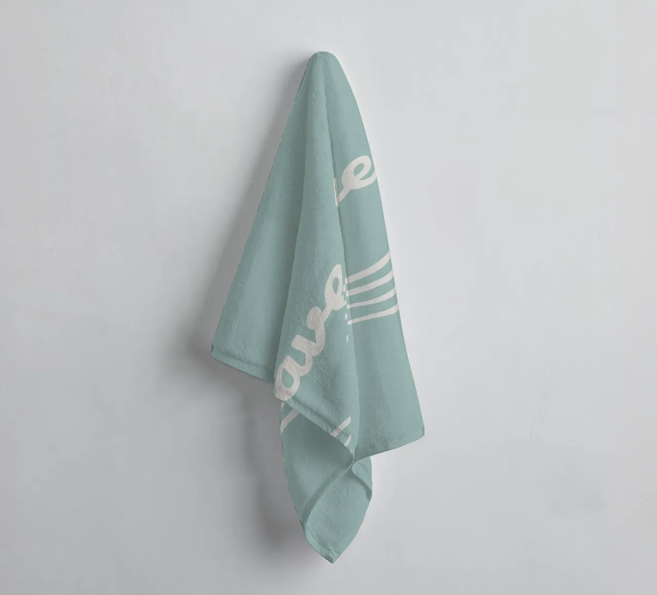 Waves towel by Sabrina Ziegenhorn