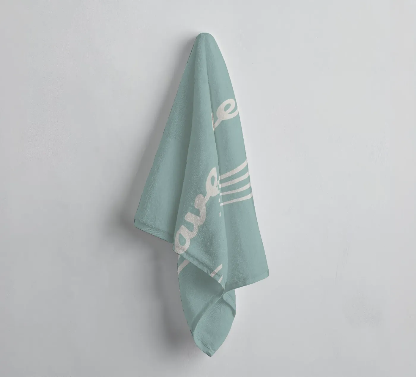 Waves towel by Sabrina Ziegenhorn