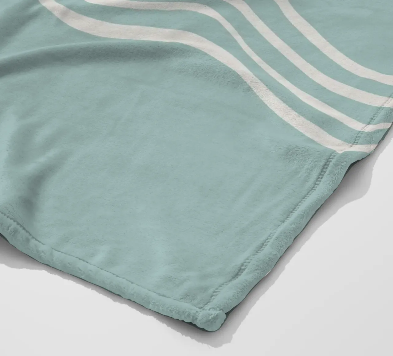 Waves fleece blanket by Sabrina Ziegenhorn