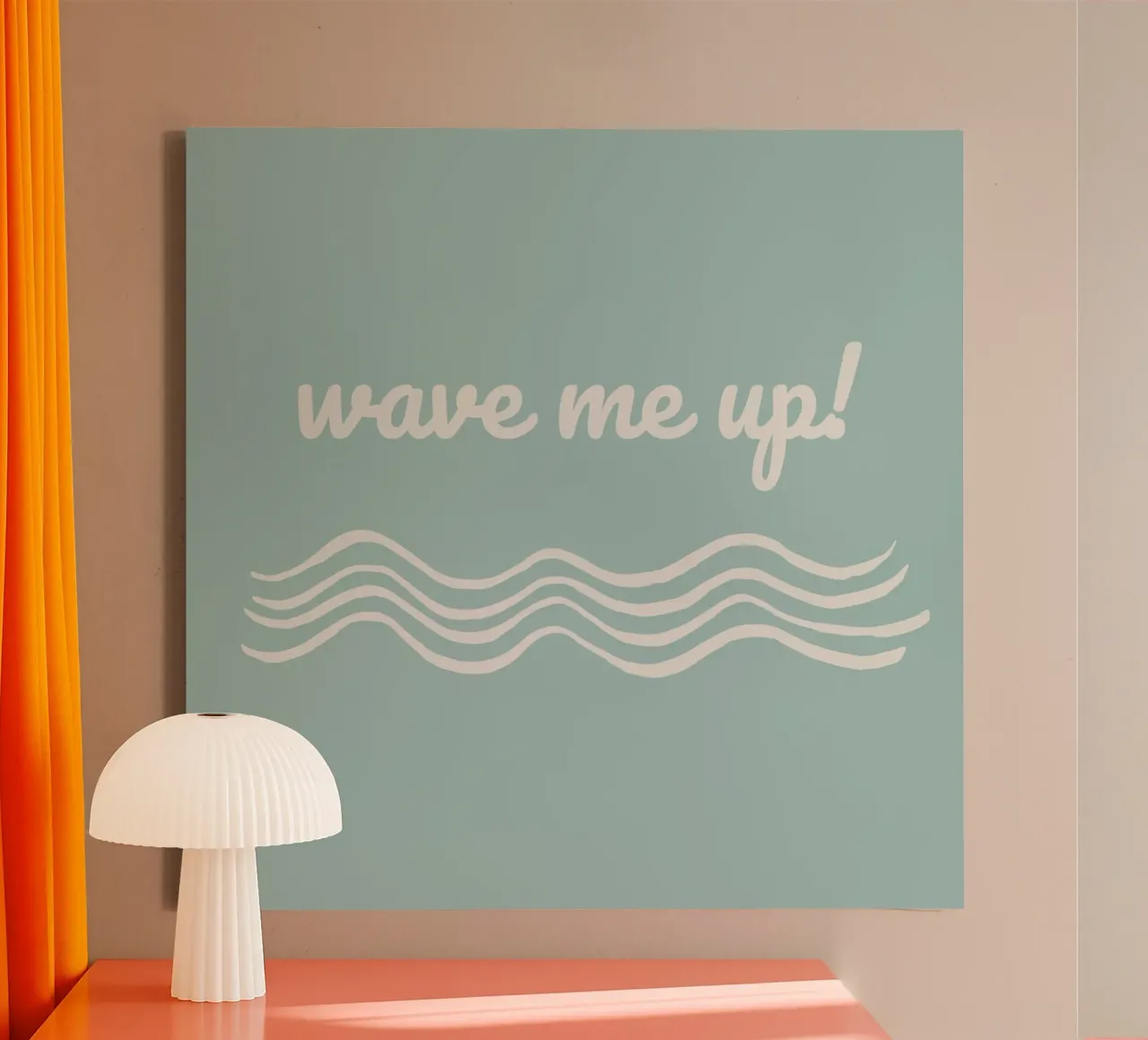 Waves tela con Cornice a cassetta da Sabrina Ziegenhorn