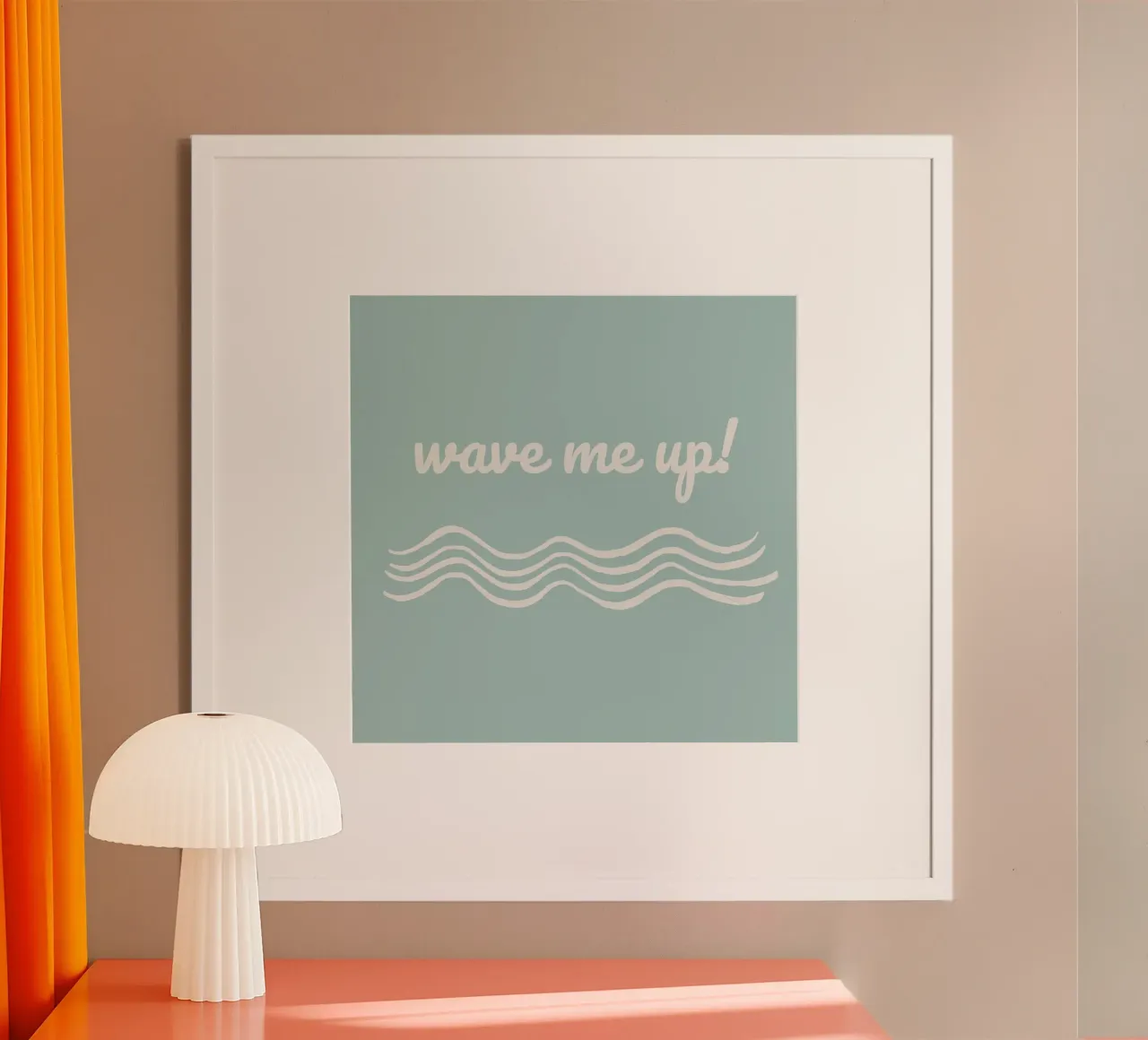 Waves poster by Sabrina Ziegenhorn