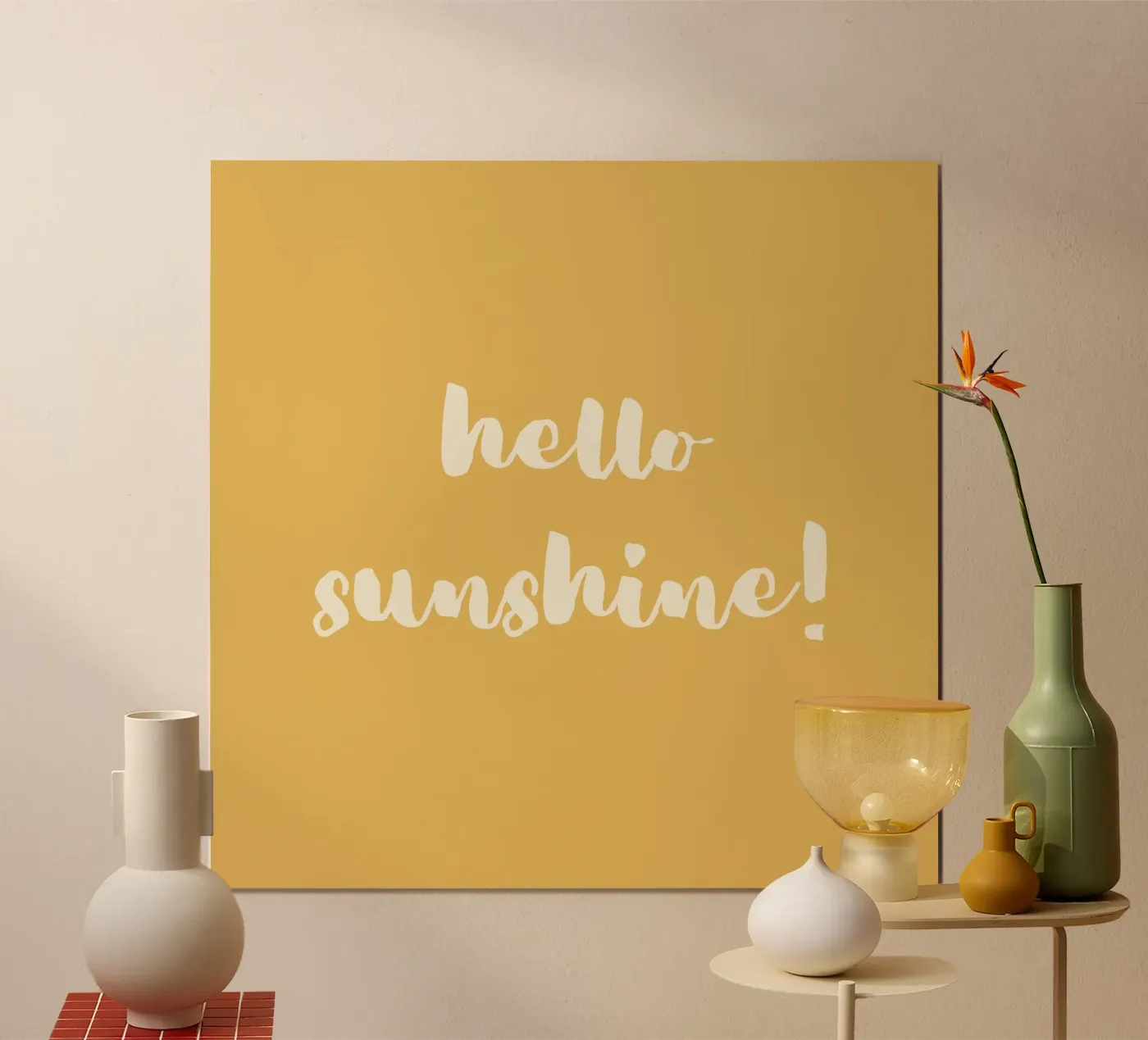 hello sunshine Poster von Sabrina Ziegenhorn
