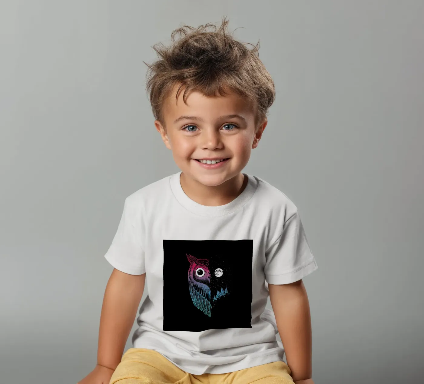 Night Owl t-shirt bambini da DinoMike