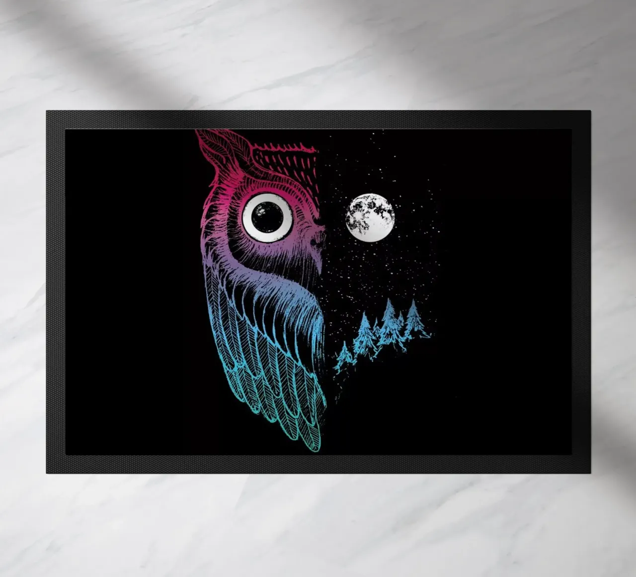 Night Owl deurmat van DinoMike