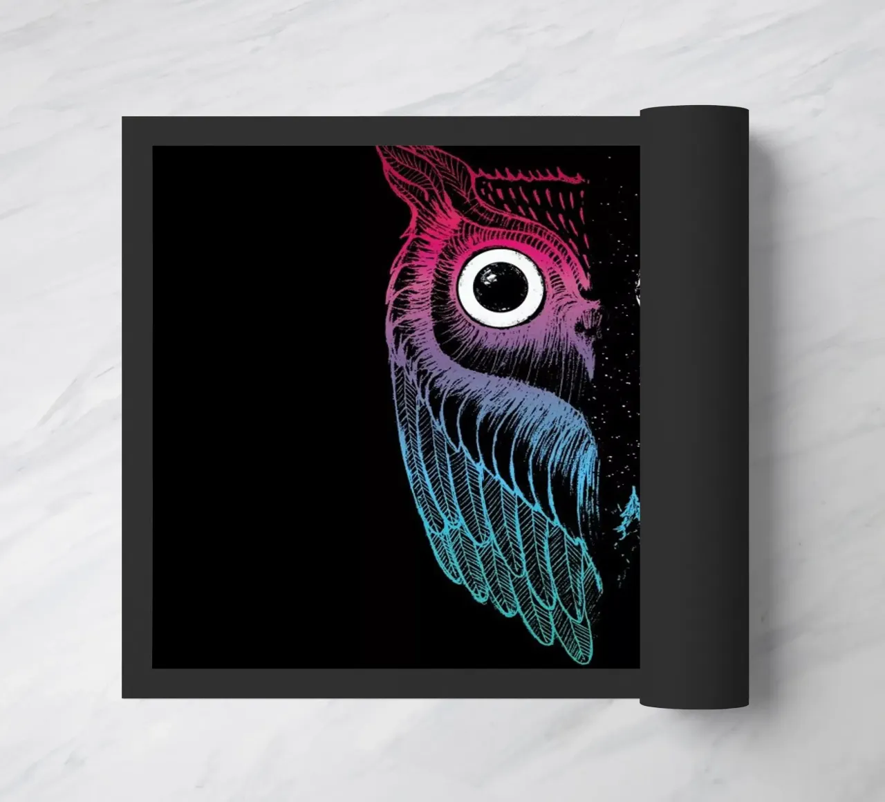 Night Owl deurmat van DinoMike