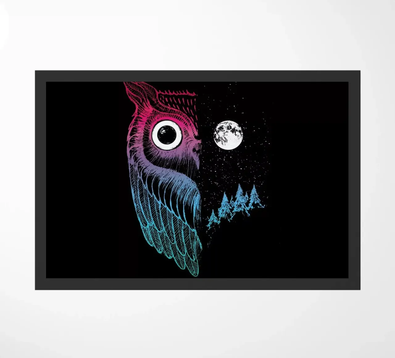 Night Owl deurmat van DinoMike
