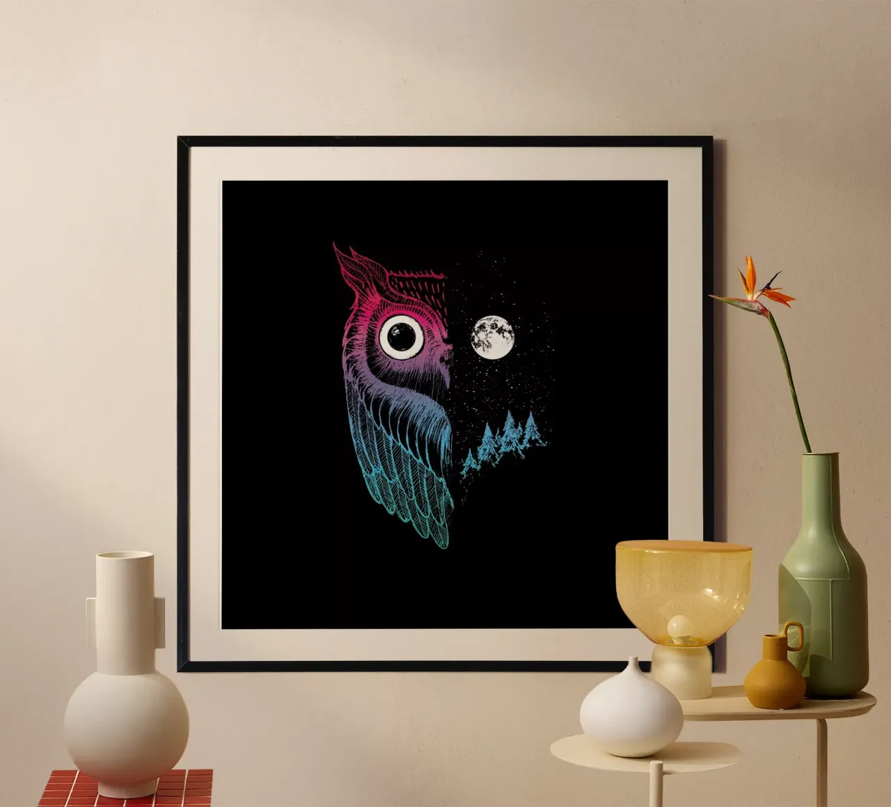 Night Owl poster by DinoMike
