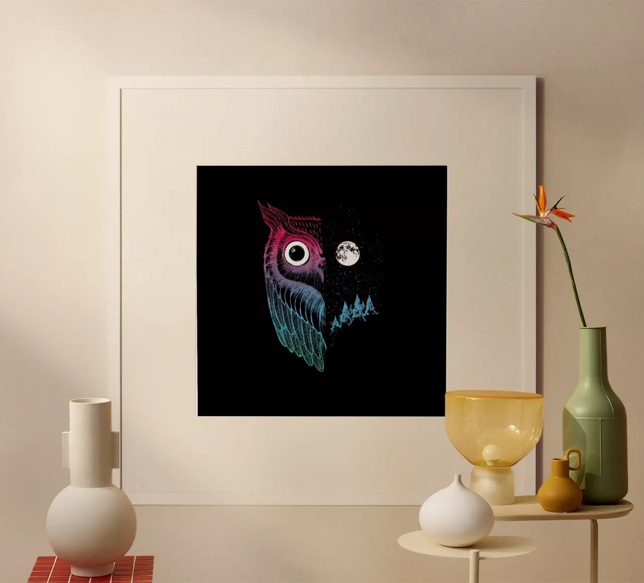 Night Owl poster by DinoMike