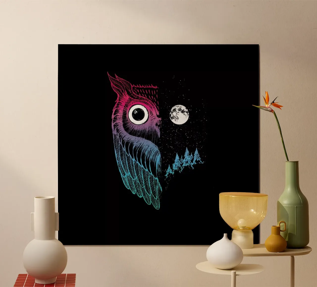 Night Owl poster by DinoMike
