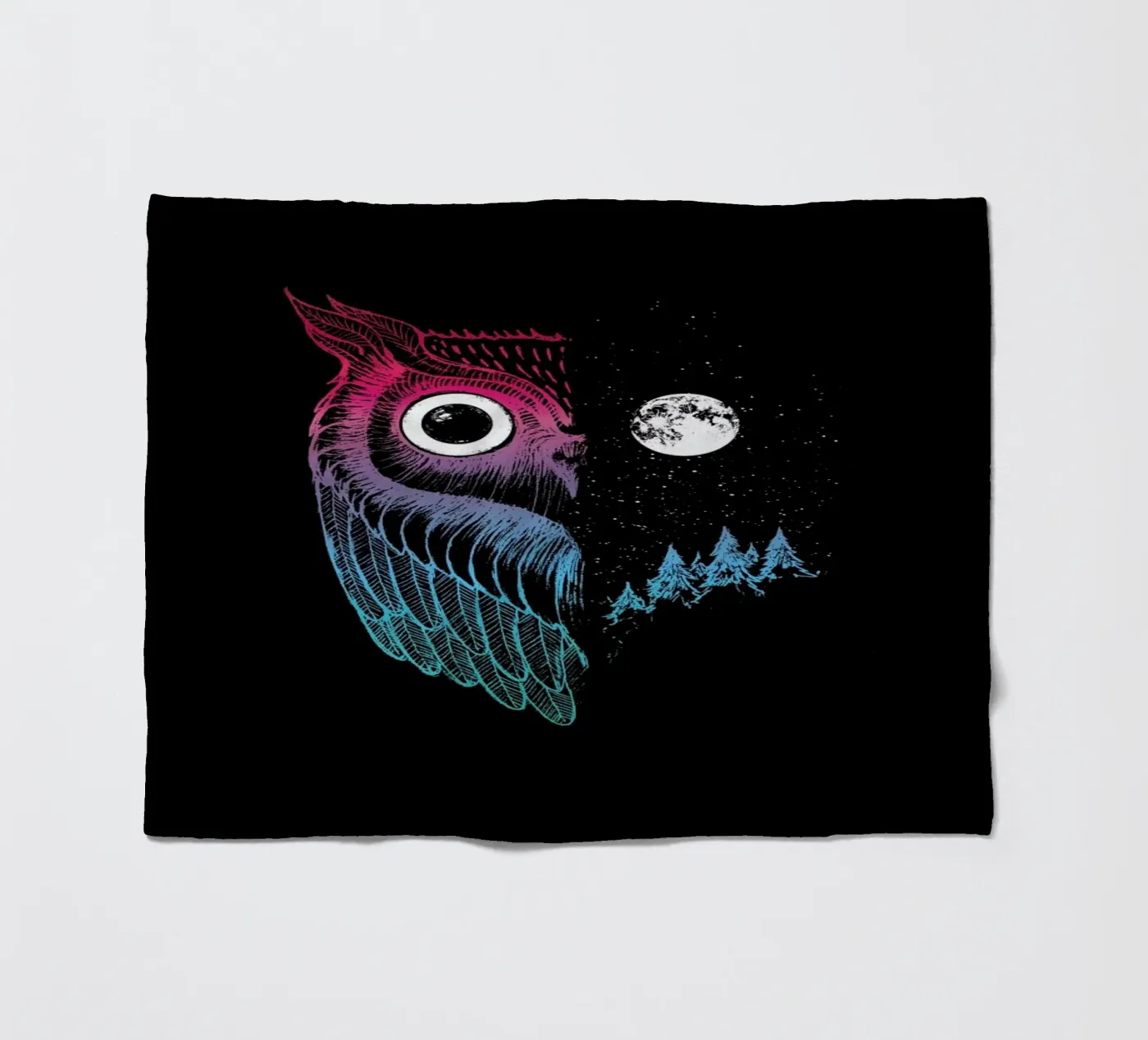 Night Owl Fleecedecke von DinoMike