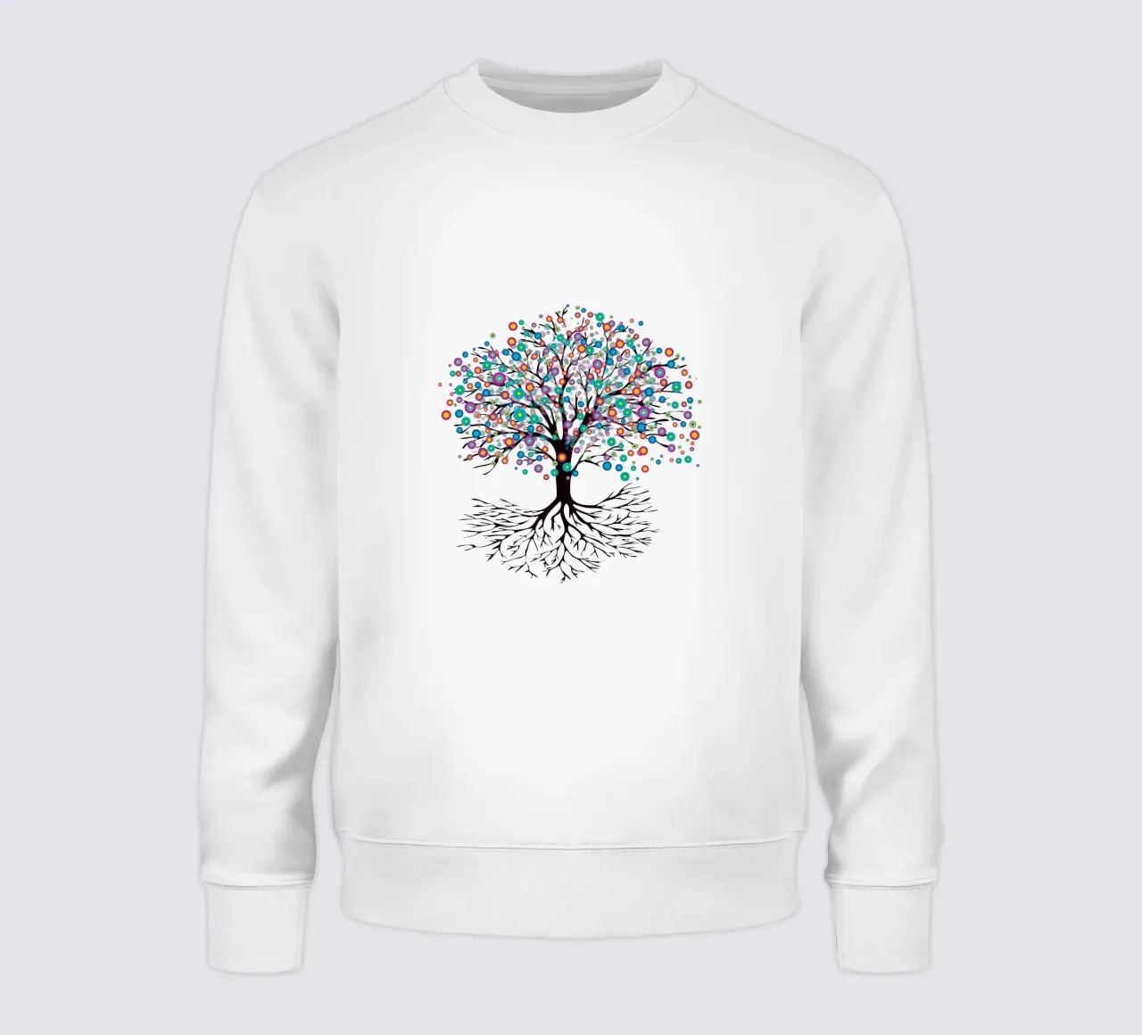 Albero della vita o yggdrasil fiori arcobaleno felpa da BwiseLizzy