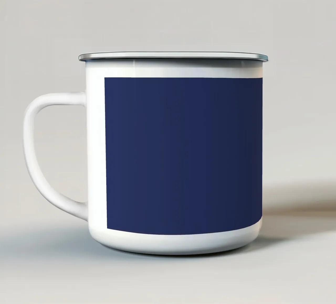 Un dipinto a olio di un buffo gufo tazza in smalto da BwiseLizzy