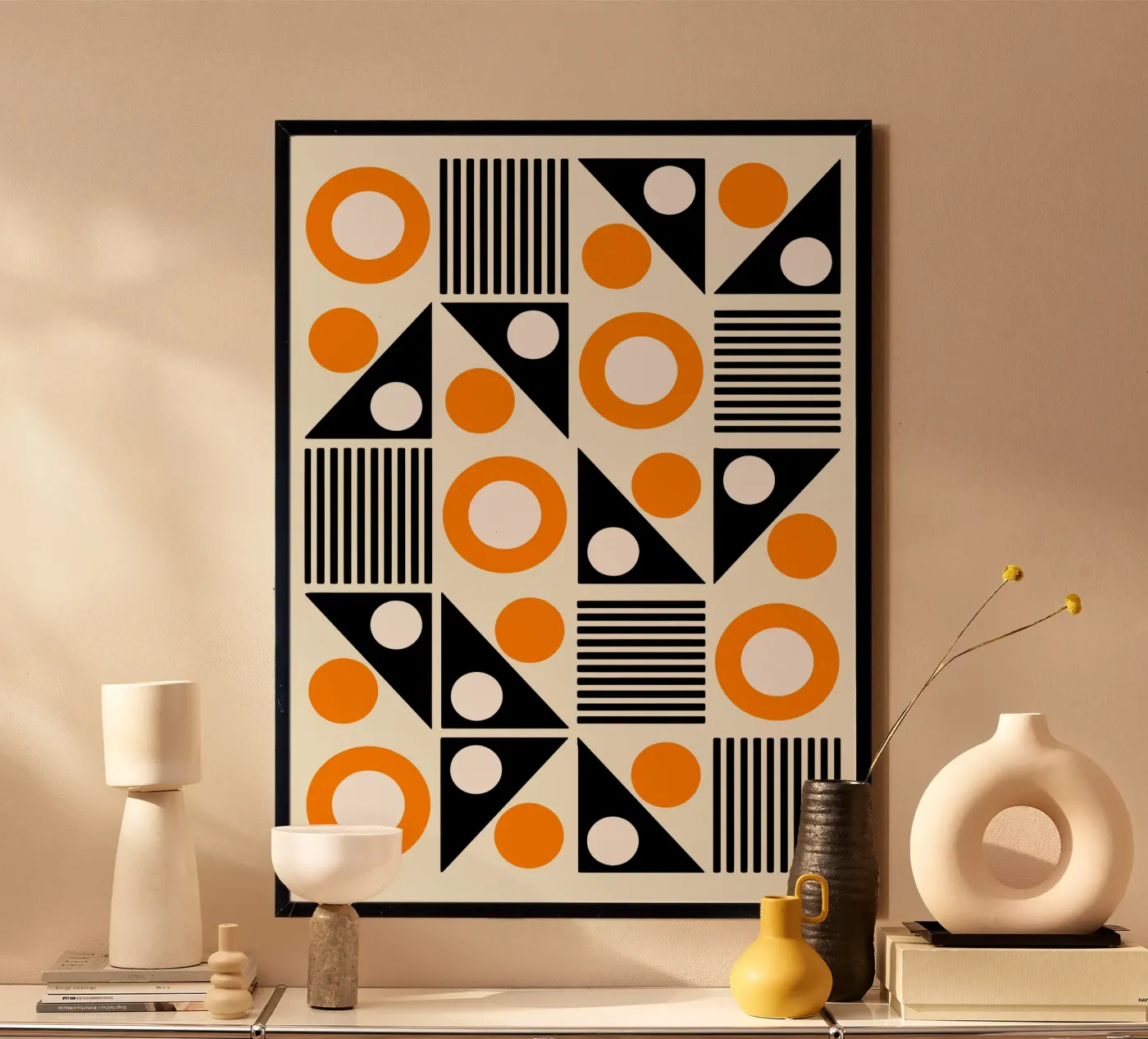 Structural Rhythm Pattern poster by Janet