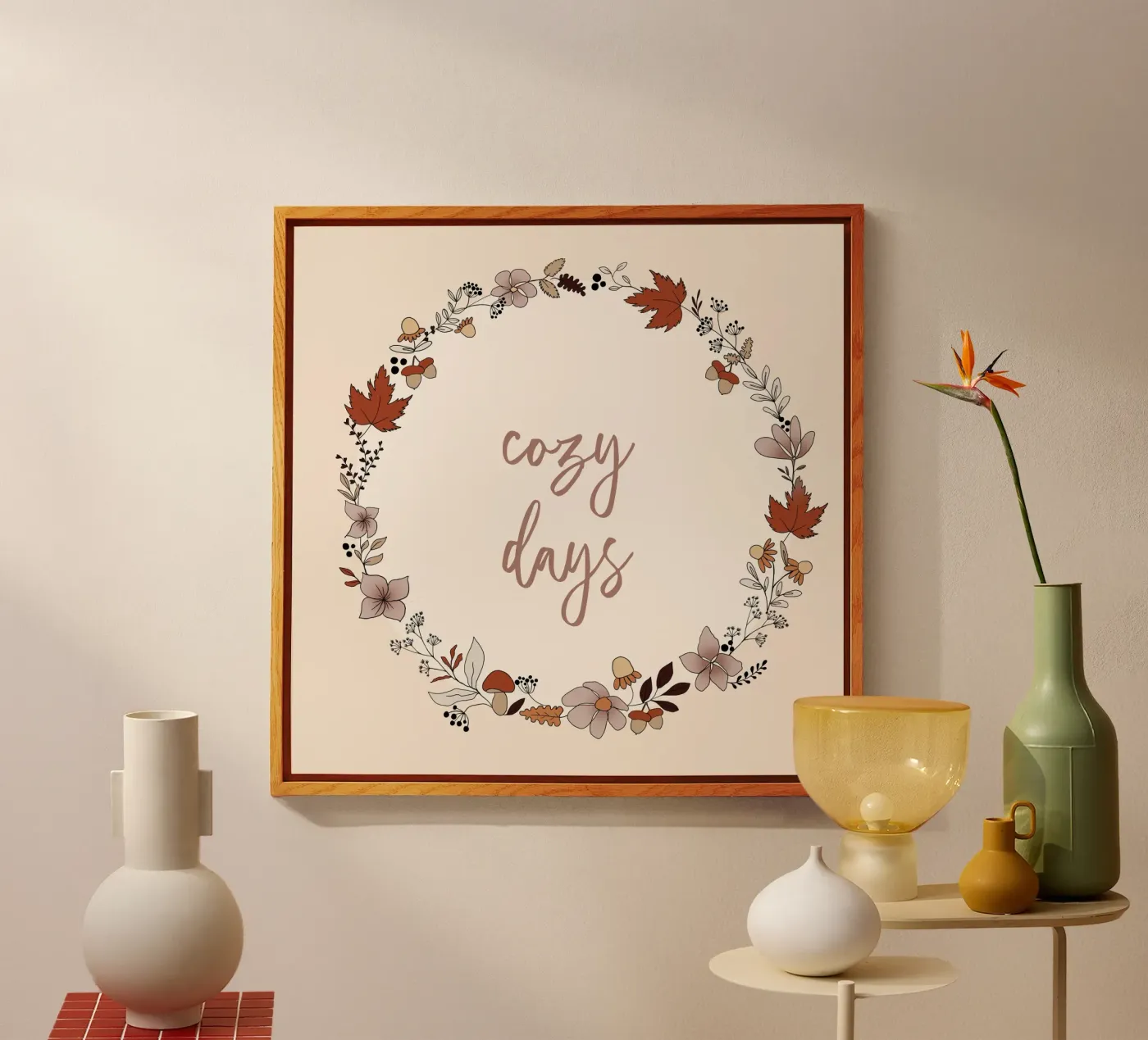 Bohemian4 acryl van Sabrina Ziegenhorn