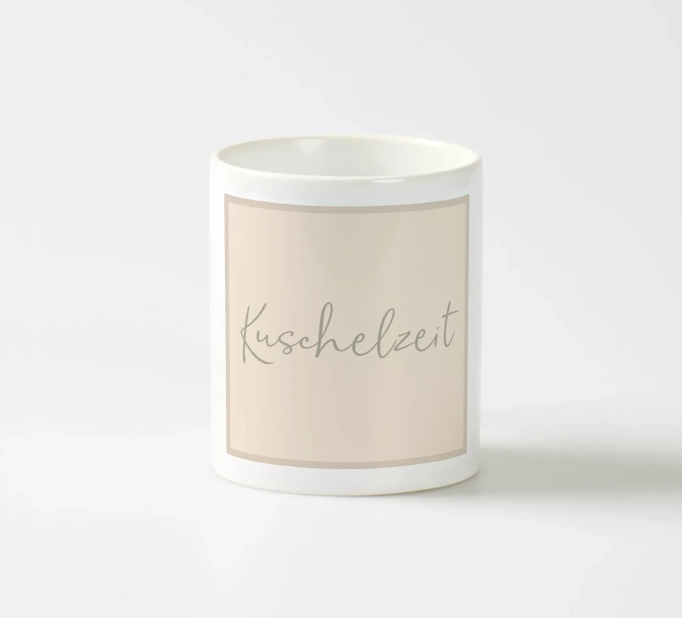 Cuddle time ceramic mug by Sabrina Ziegenhorn