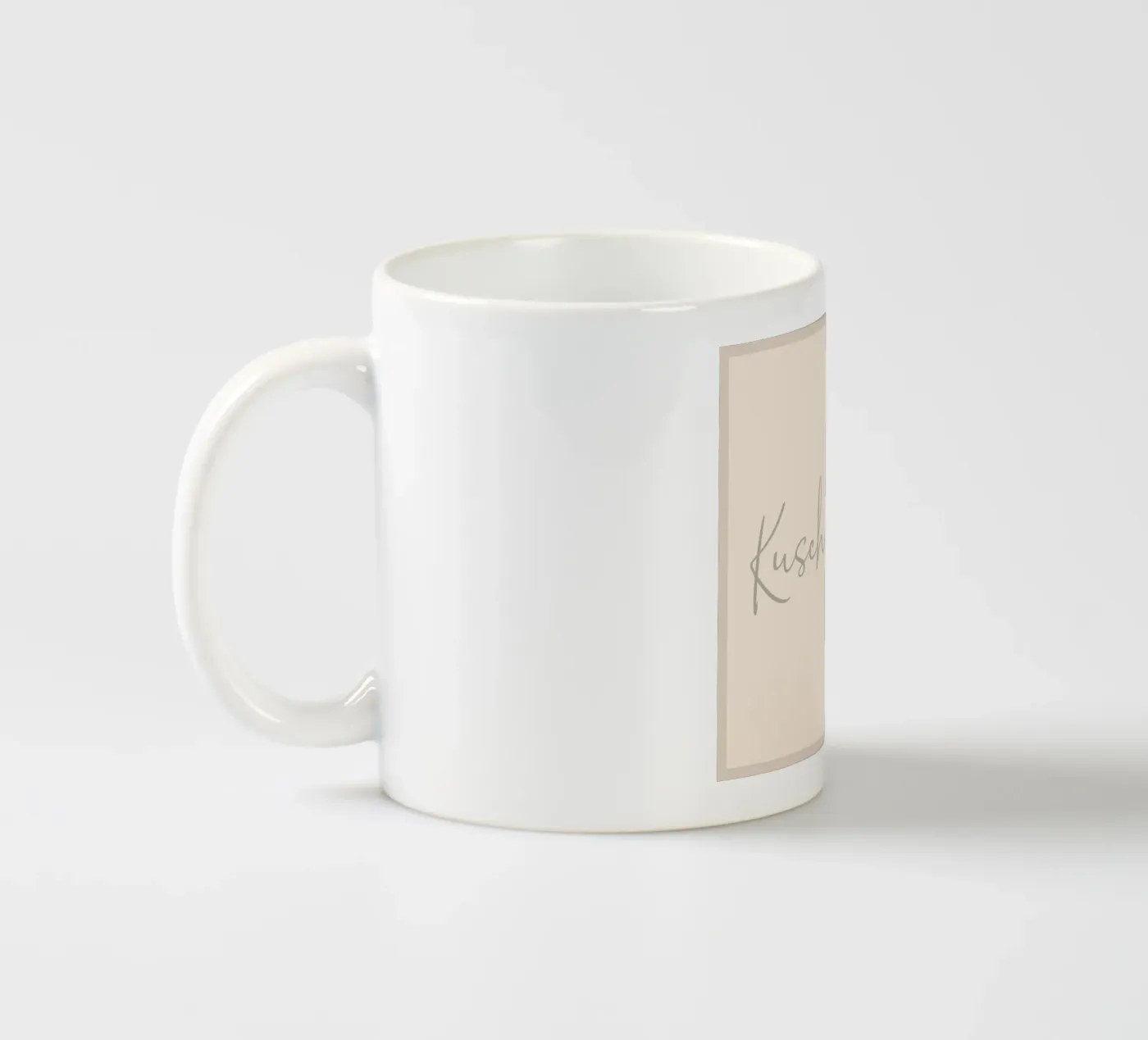 Cuddle time ceramic mug by Sabrina Ziegenhorn