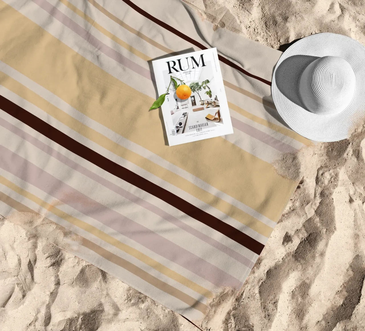 Bohemian5 beach towel by Sabrina Ziegenhorn