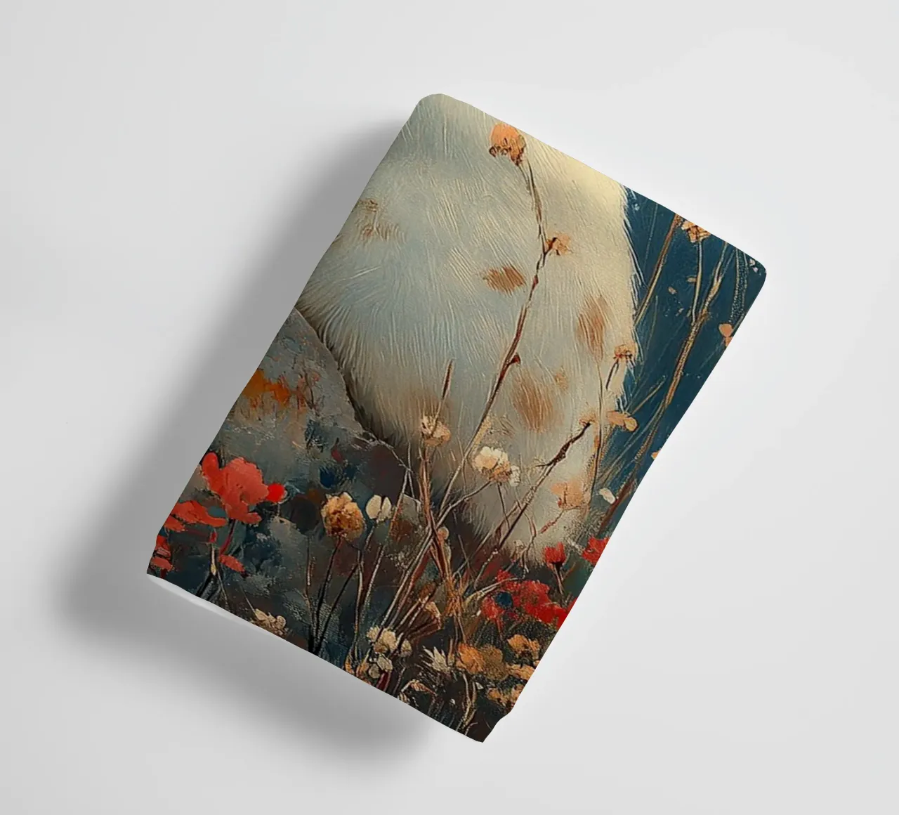 Un coniglio pieno di gioia di vivere asciugamano da bagno da Nikis Art Studio