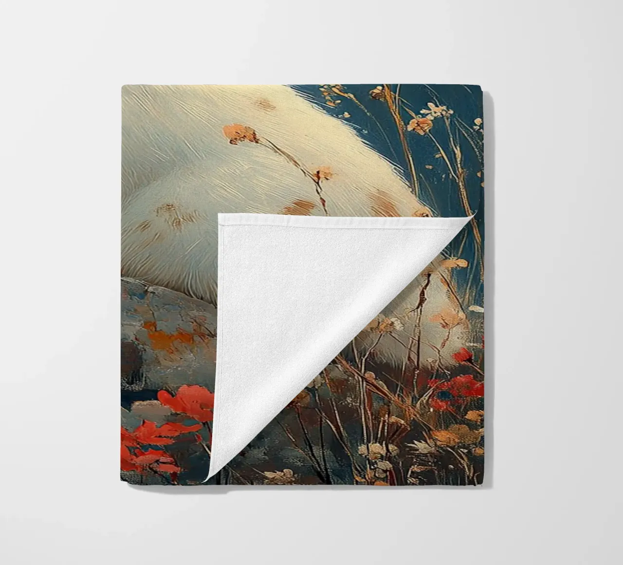 Un coniglio pieno di gioia di vivere telo mare da Nikis Art Studio