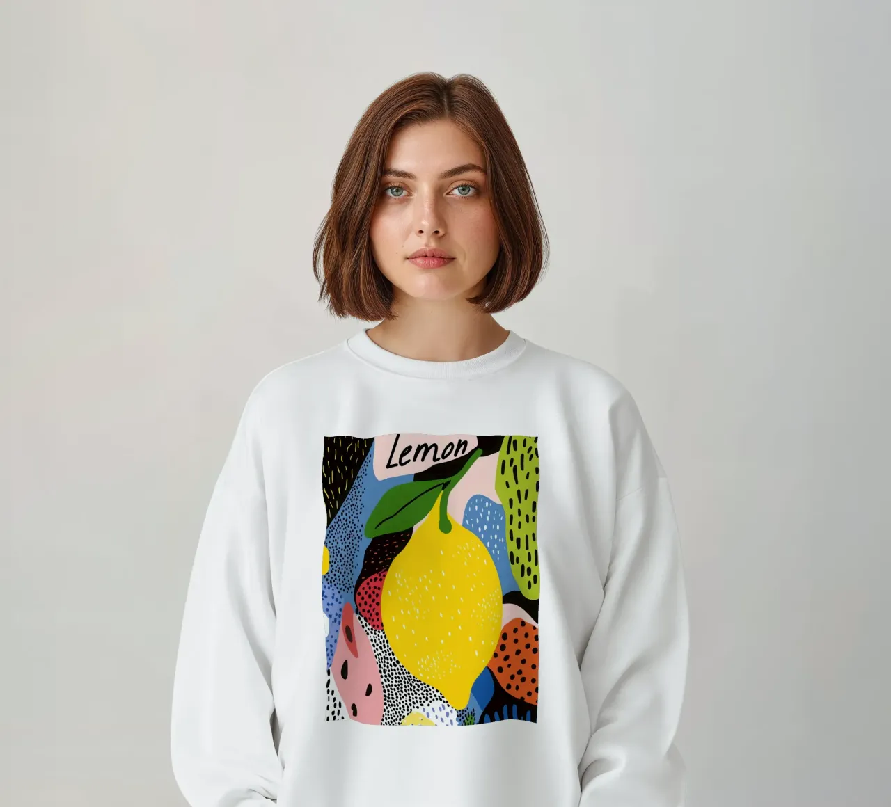 Citron Pop Art felpa da Pop and Fruits - Affiches & posters