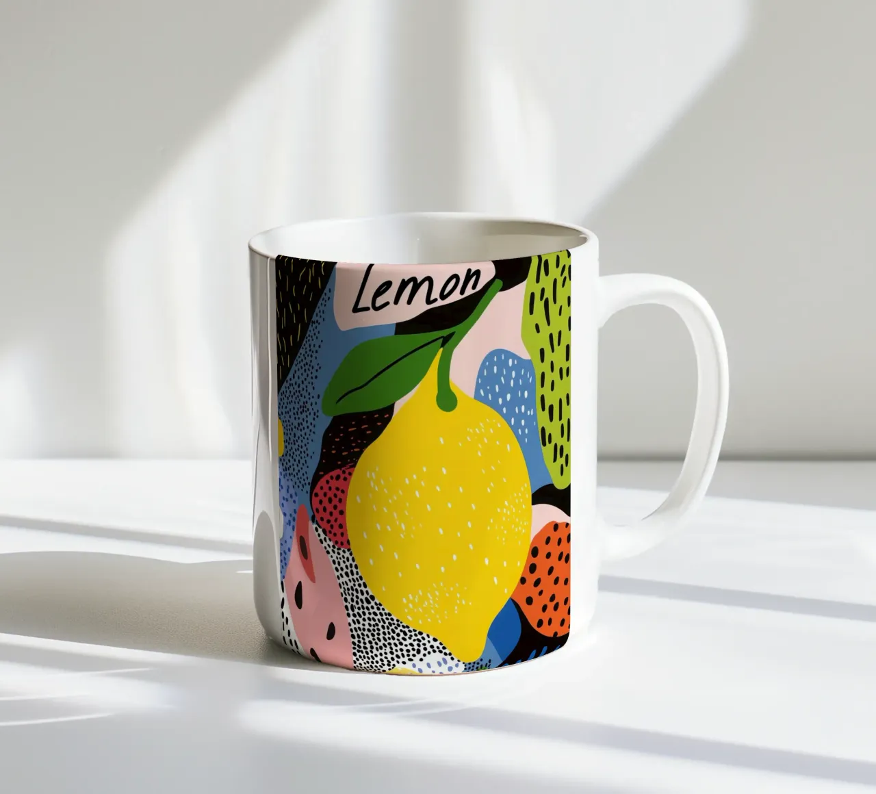 Citron Pop Art tazza in ceramica da Pop and Fruits - Affiches & posters