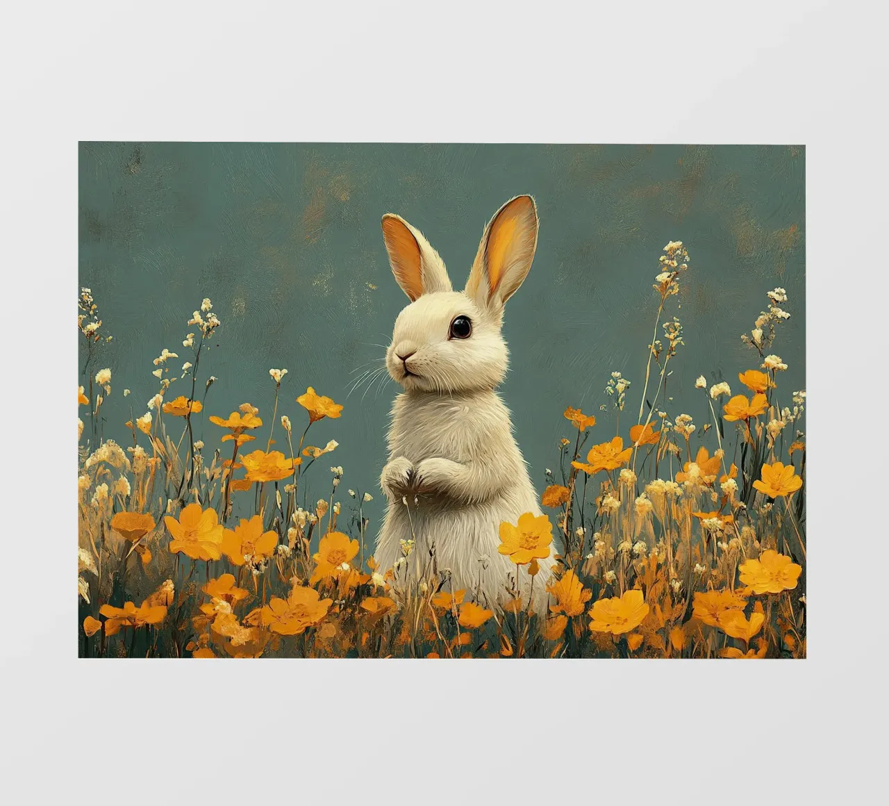 Konijn fotobehang van Nikis Art Studio