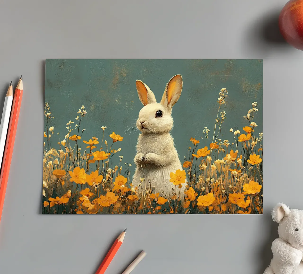 Rabbit sticker sheet by Nikis Art Studio