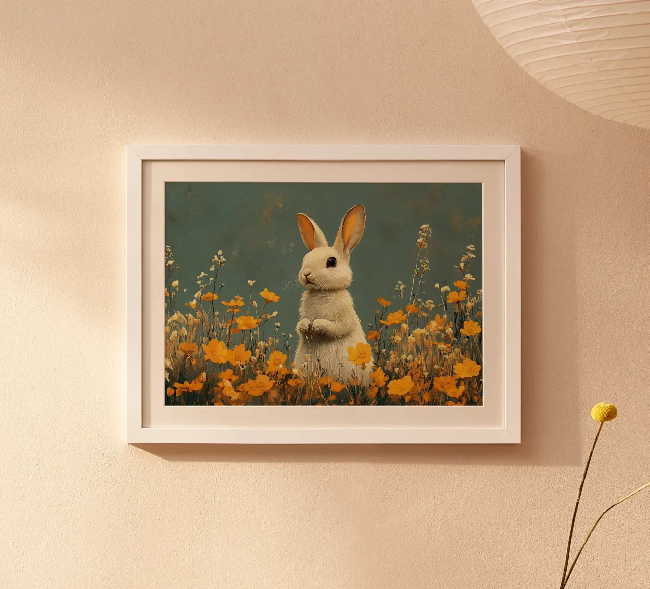 Rabbit poster by Nikis Art Studio