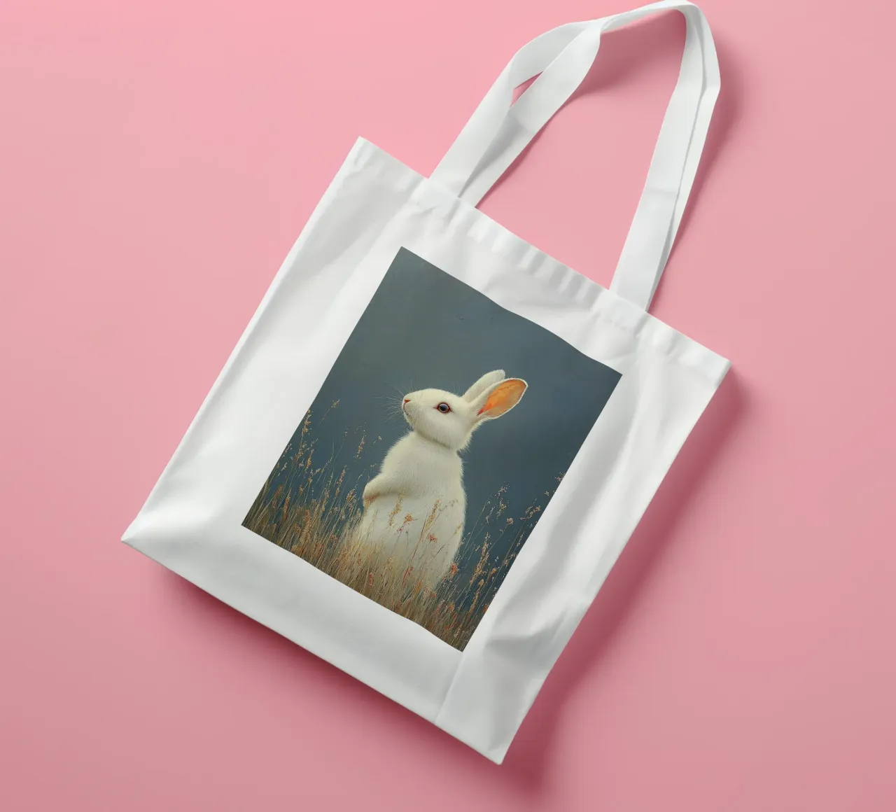 Coniglio borsa in juta da Nikis Art Studio