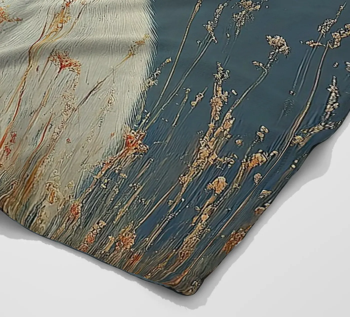 Rabbit Fleecedecke von Nikis Art Studio