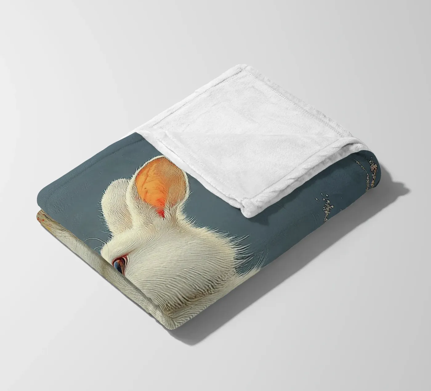 Rabbit Fleecedecke von Nikis Art Studio