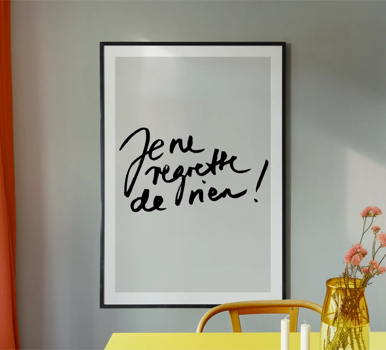 Je ne regrette de rien 1 hahnemühle van Studio Memb