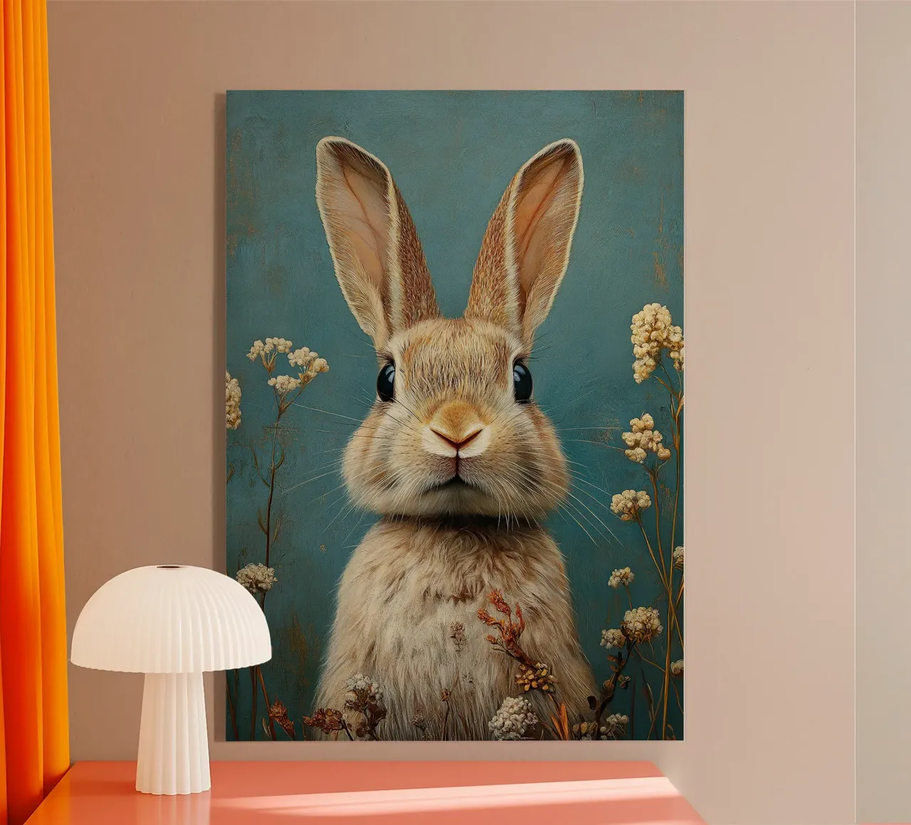 Lapin plexiglas de Nikis Art Studio