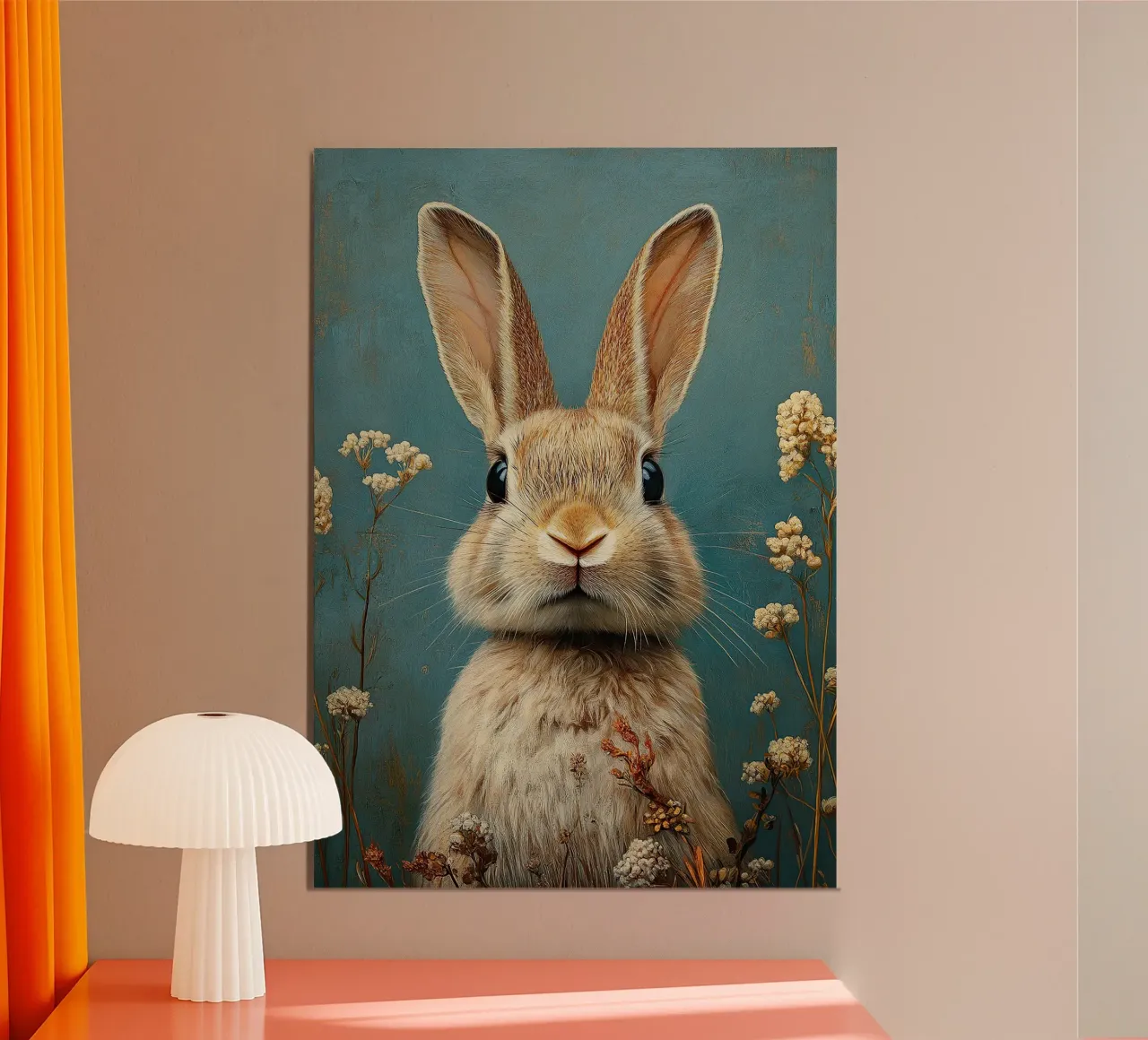 Konijn forex-plaat van Nikis Art Studio