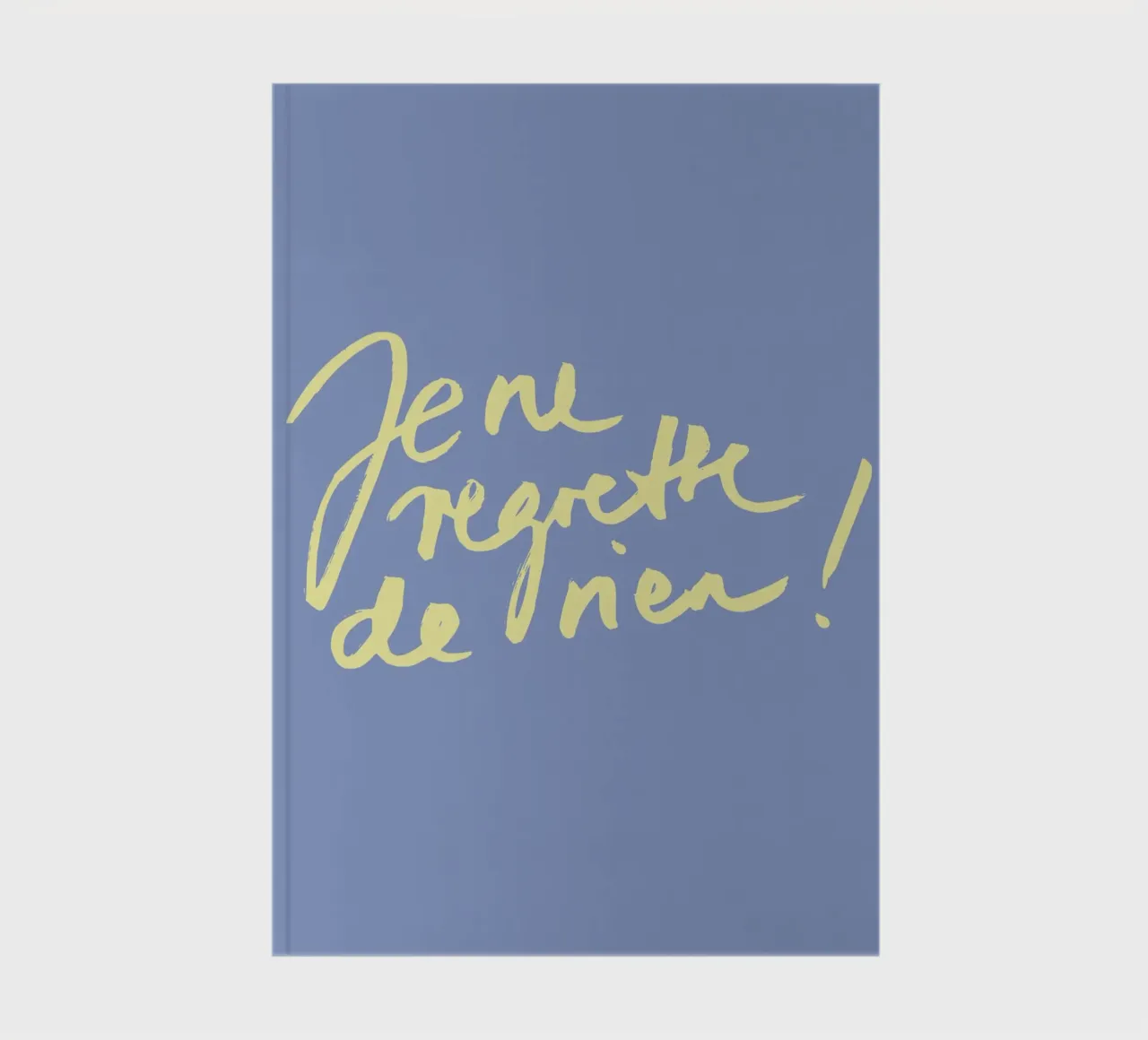 Je ne regrette de rien 2 notebook by Studio Memb